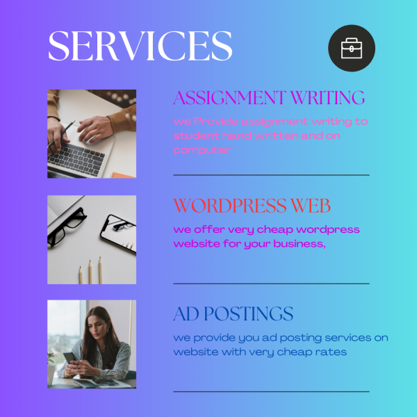 ASSIGNMENT WRITING ANY TYPE