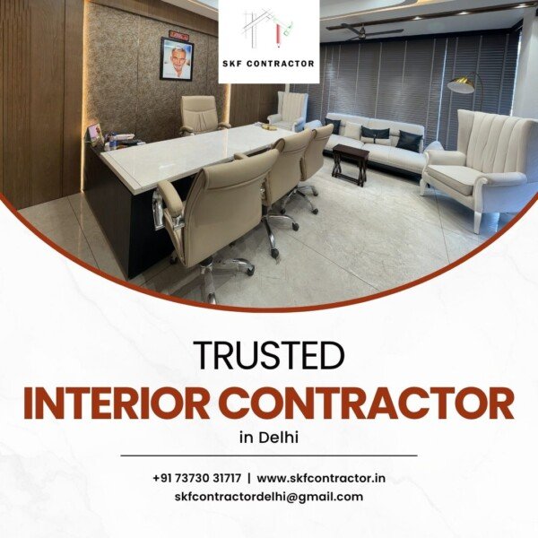 Hire a Trusted Interior Contractor in Delhi for Premium Results — SKF Contractor