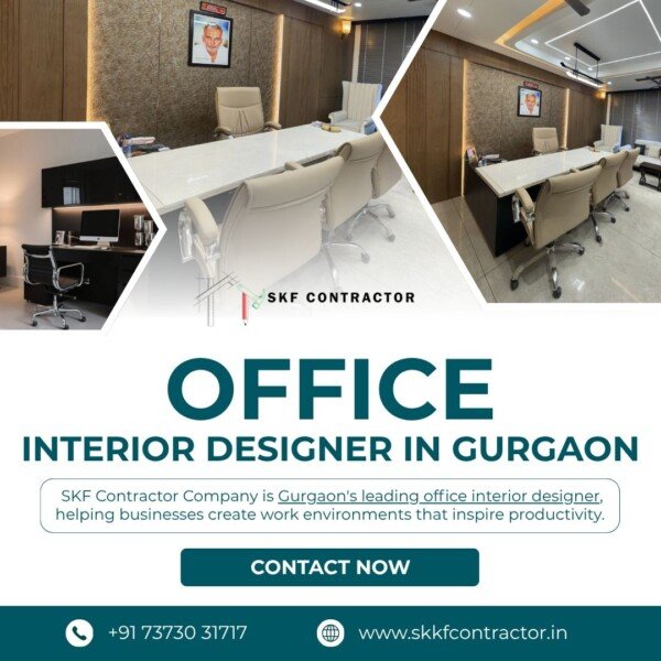 Transforming Office Spaces — SKF Contractor Is Gurgaon's Top Office Interior Designer
