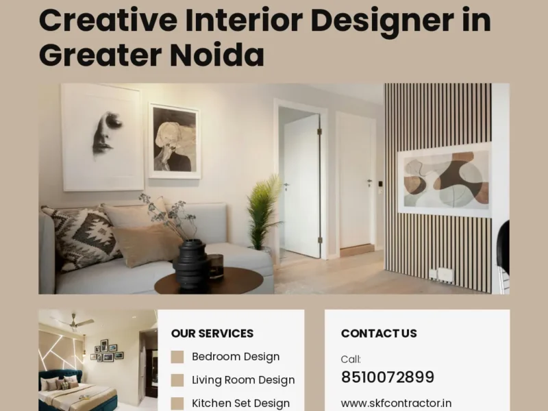 Reinvent Your Space with an Interior Designer In Greater Noida